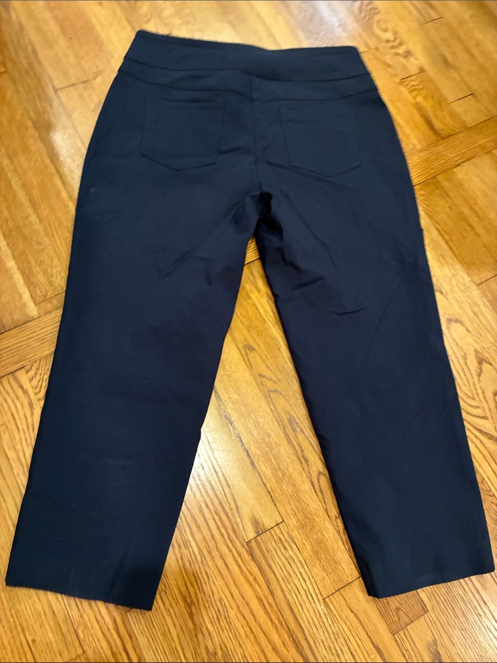 Ruby Rd. Navy Cropped Dress Pants - Picture 4 of 5